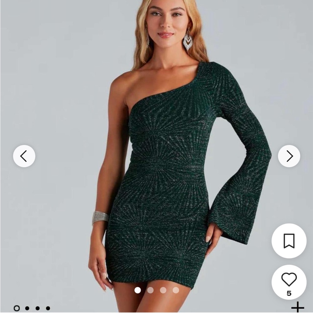 Dark Green Homecoming Dress